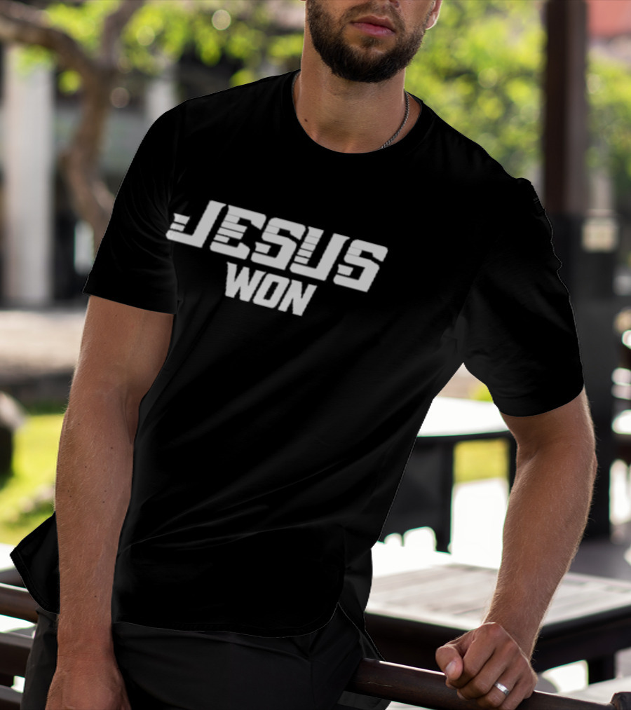 Grand Canyon Baseball Jesus Won Text Christian T-Shirt