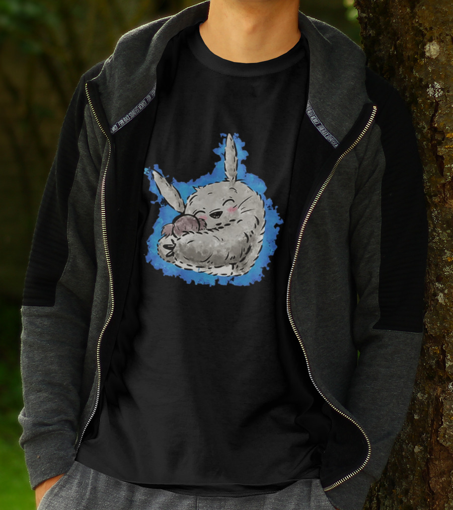 My Neighbor Totoro Totoro And Mei Kusakabe Hug Studio Ghibli T-Shirt