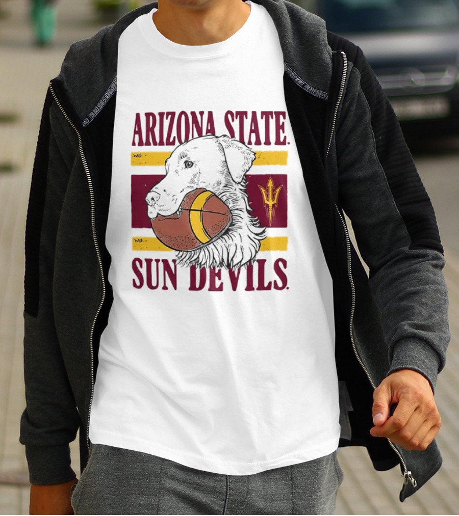 Arizona State Sun Devils Dog Football Team Spirit T-Shirt