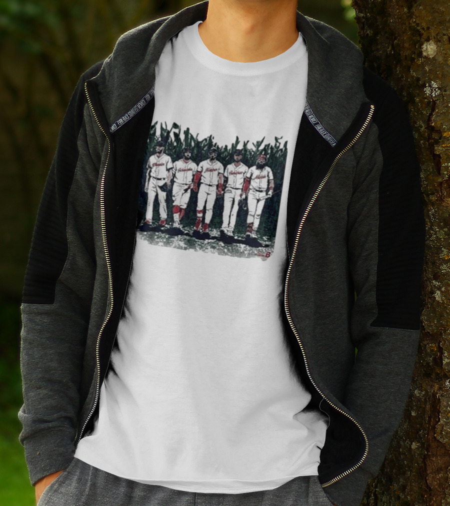 Boston Baseball Is This Heaven Field Of Dreams Players Cornfield T-Shirt