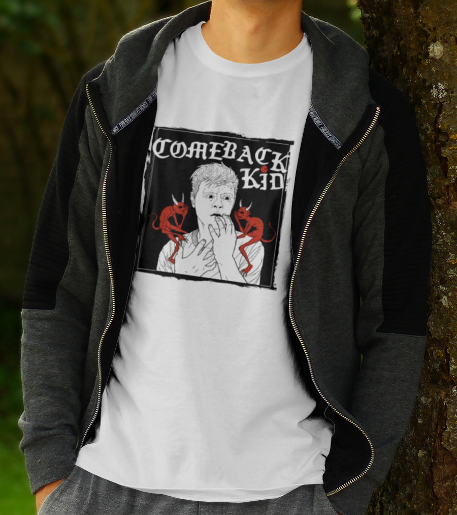Comeback Kid Grey The Wrong Side Store Unique Artistic T-Shirt
