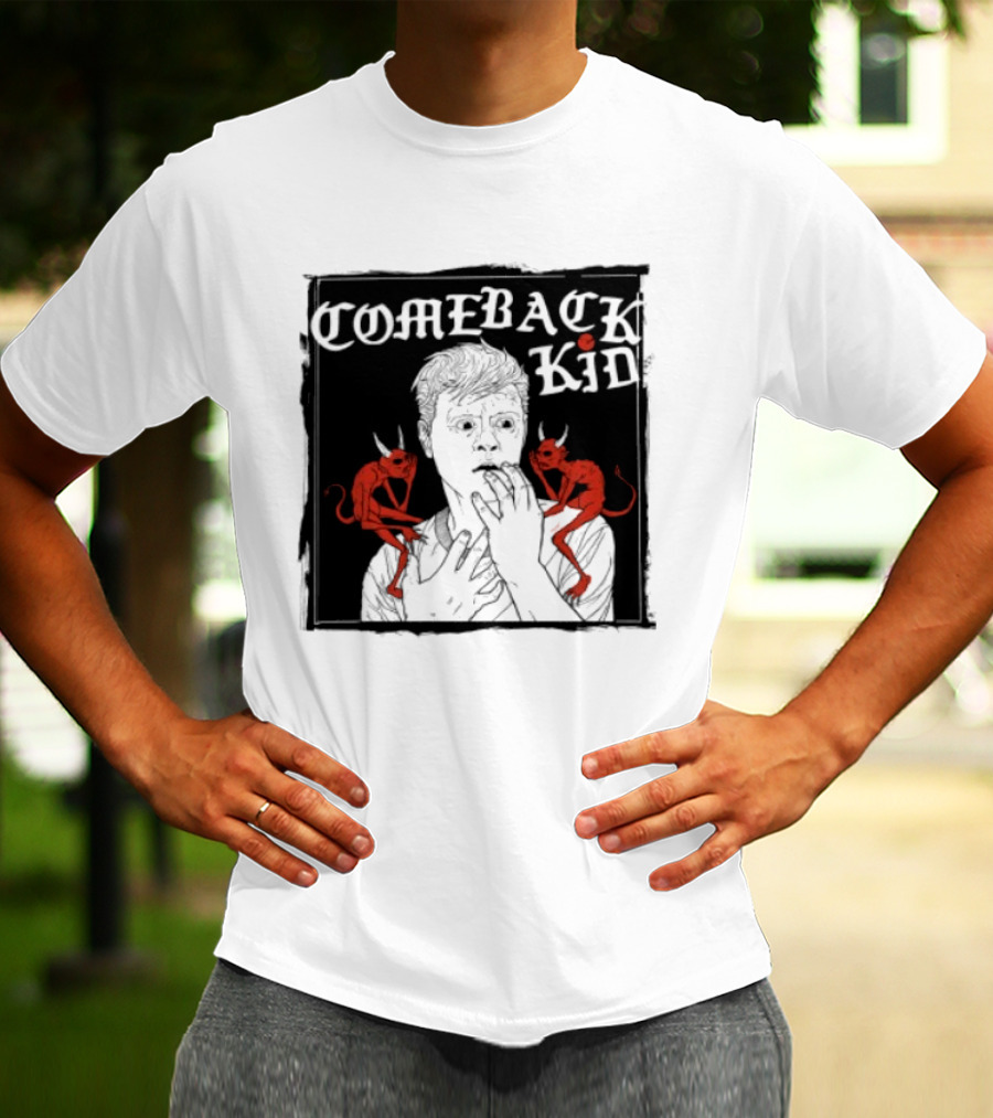 Comeback Kid Grey The Wrong Side Store Unique Artistic T-Shirt