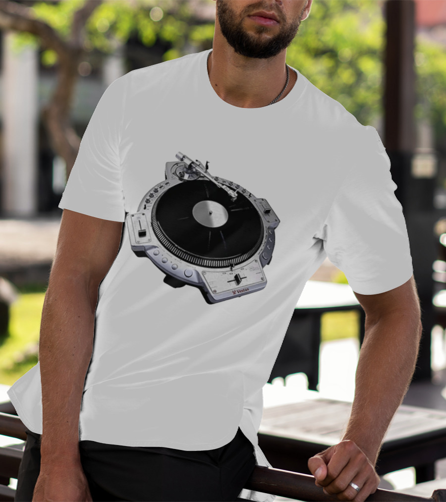 Vestax QFO Turntable Professional DJ Equipment Scratch Mixing T-Shirt
