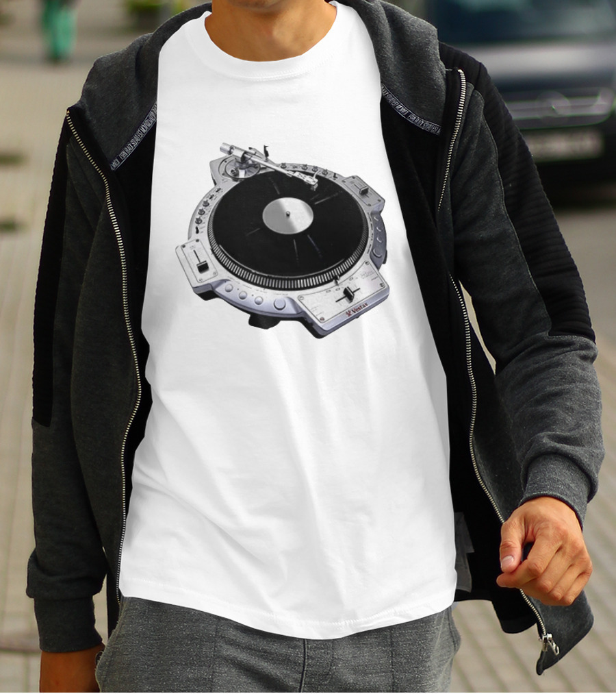 Vestax QFO Turntable Professional DJ Equipment Scratch Mixing T-Shirt