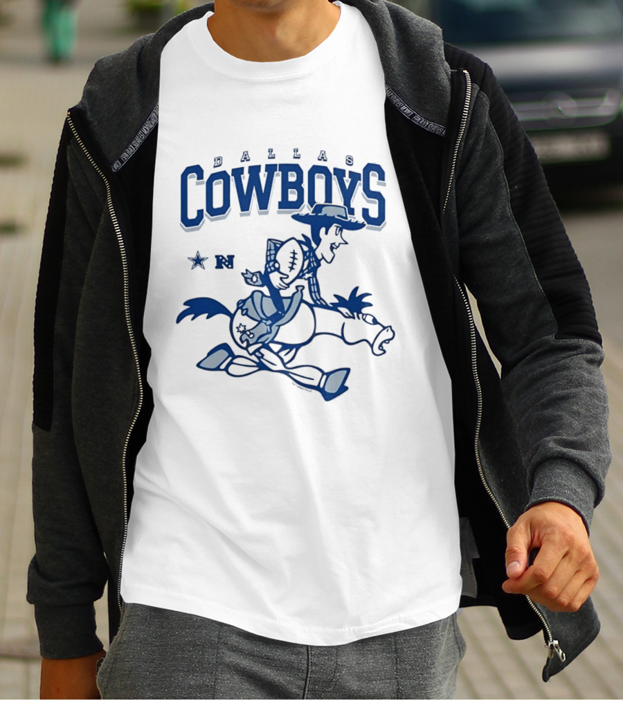 Woody Bullseye Dallas Cowboys Disney Mashup NFC Football T-Shirt