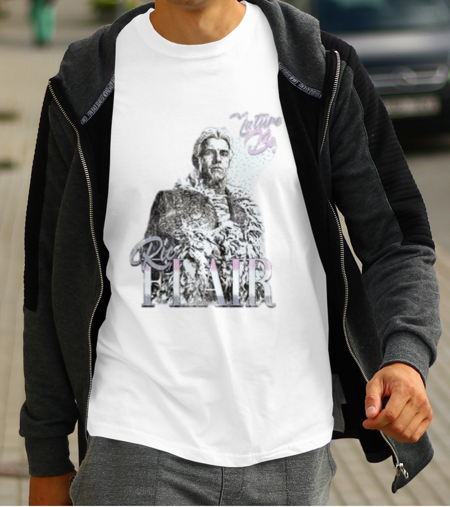 Ric Flair Nature Boy Classic Wrestling Style Black And White T-Shirt