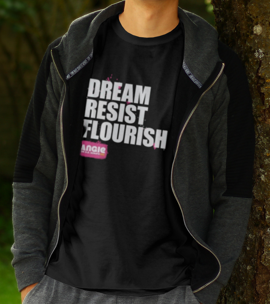 Dream Resist Flourish Angie Nixon For U.S. Senate T-Shirt