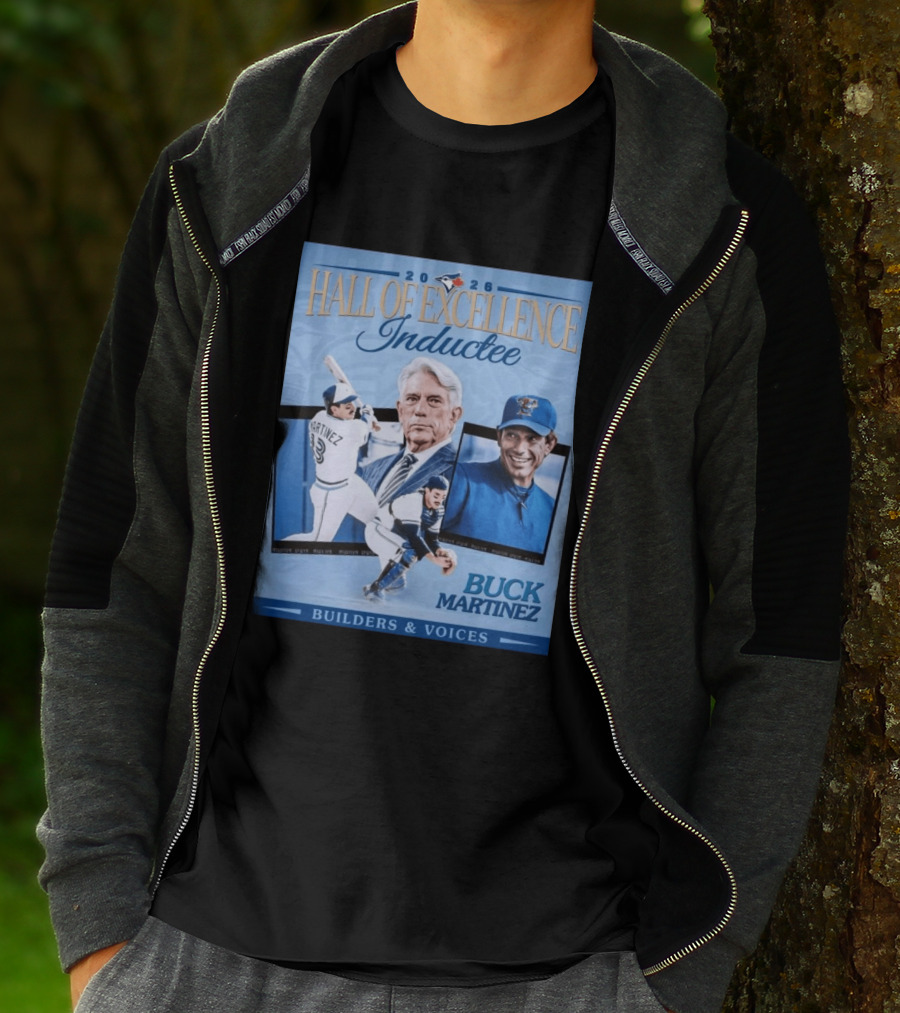 2026 Hall Of Excellence Inductee Buck Martinez Builders & Voices T-Shirt