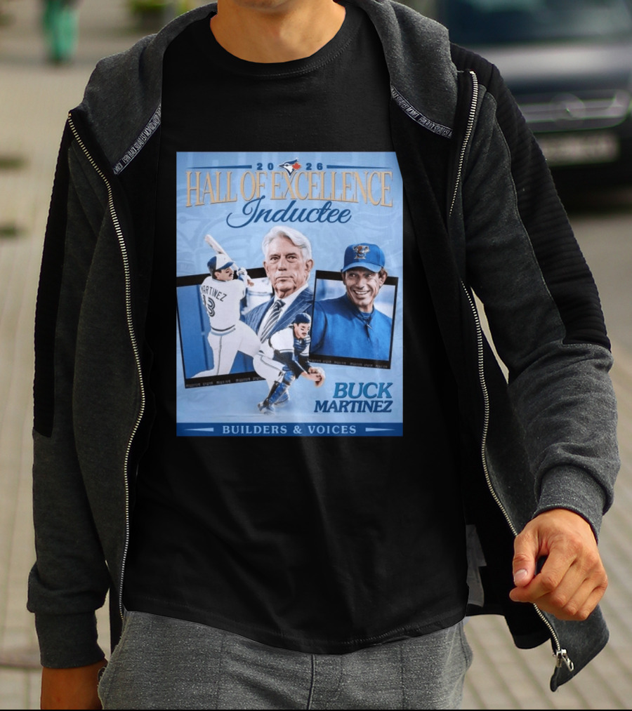 2026 Hall Of Excellence Inductee Buck Martinez Builders & Voices T-Shirt