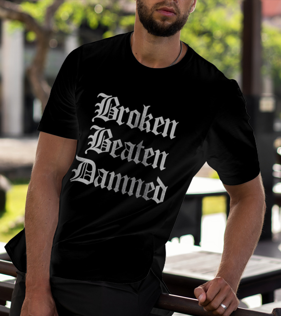 Broken Beaten Damned My Chemical Romance Skeleton T-Shirt