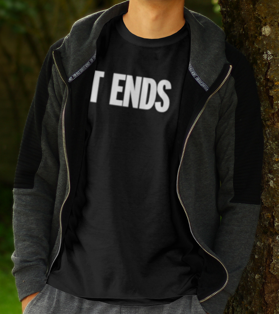 Neon Store It Ends Reflective Ink T-Shirt