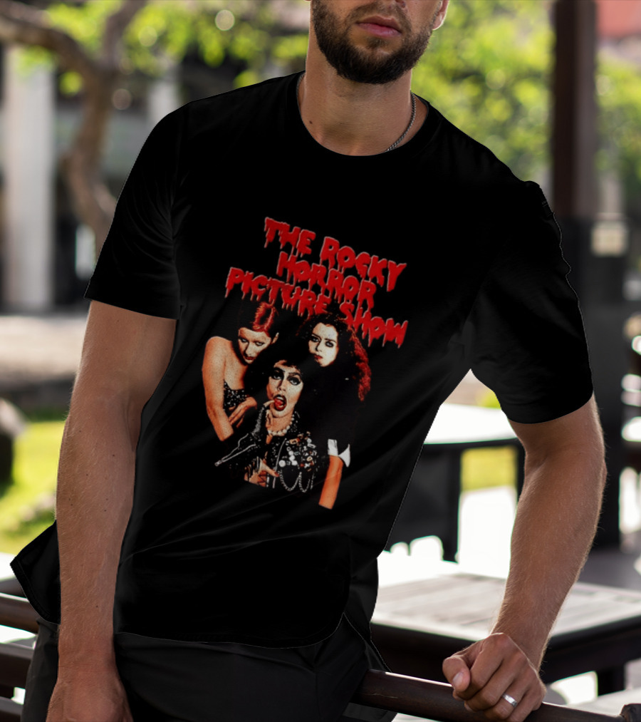 The Rocky Horror Picture Show Dr Frank N Furter Columbia Magenta T-Shirt