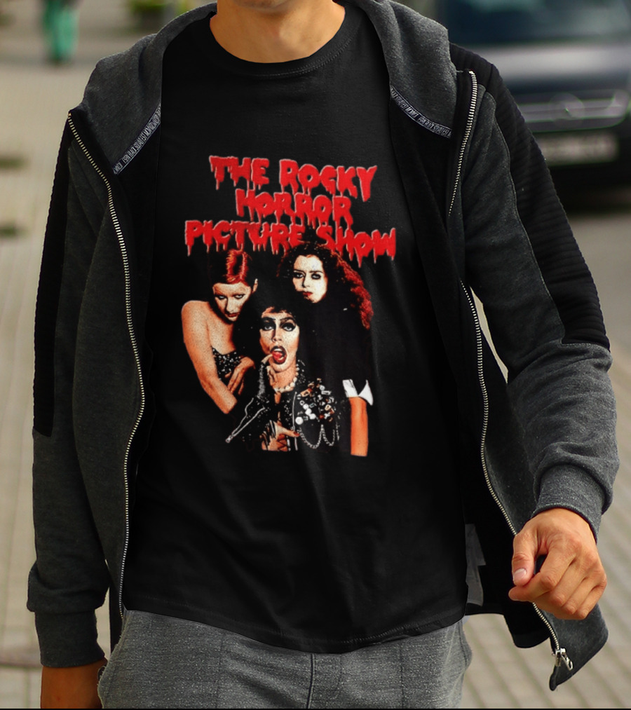 The Rocky Horror Picture Show Dr Frank N Furter Columbia Magenta T-Shirt