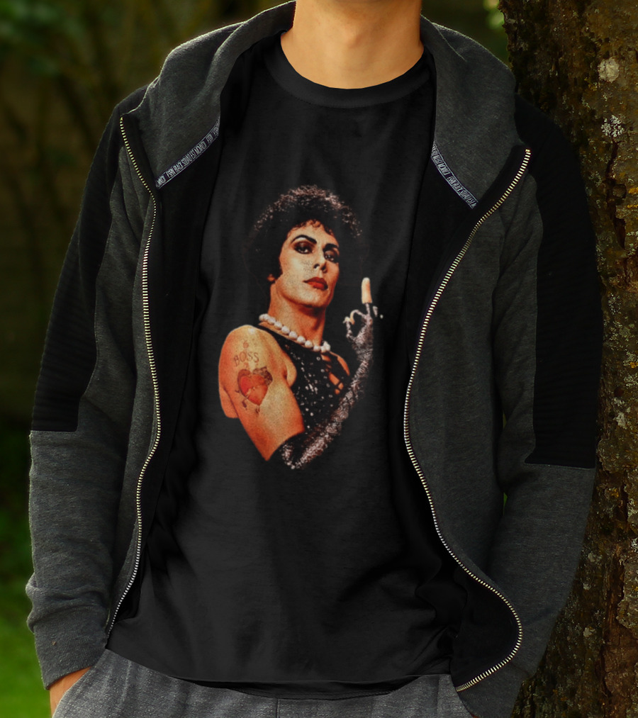 Dr Frank N Furter Rocky Horror Picture Show Boss Heart Tattoo T-Shirt