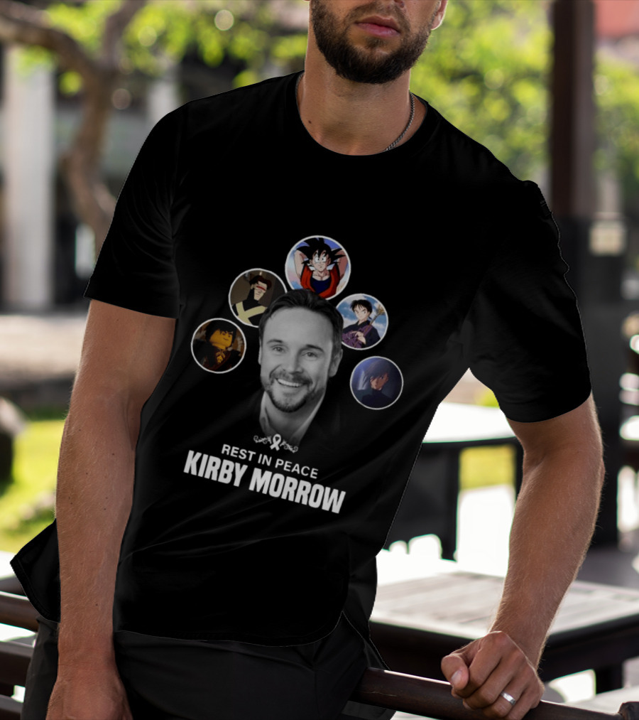 Kirby Morrow Rest In Peace Voice Behind Goku Cyclops Would Have Turned 53 Today T-Shirt