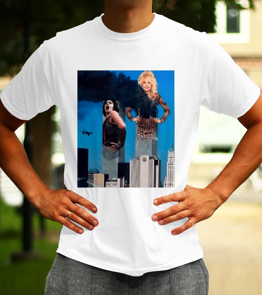 Tim Curry Dolly Parton Twin Towers 9 11 T-Shirt