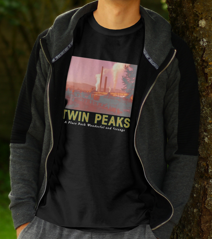 Twin Peaks A Place Both Wonderful And Strange Industrial Mill Scene T-Shirt