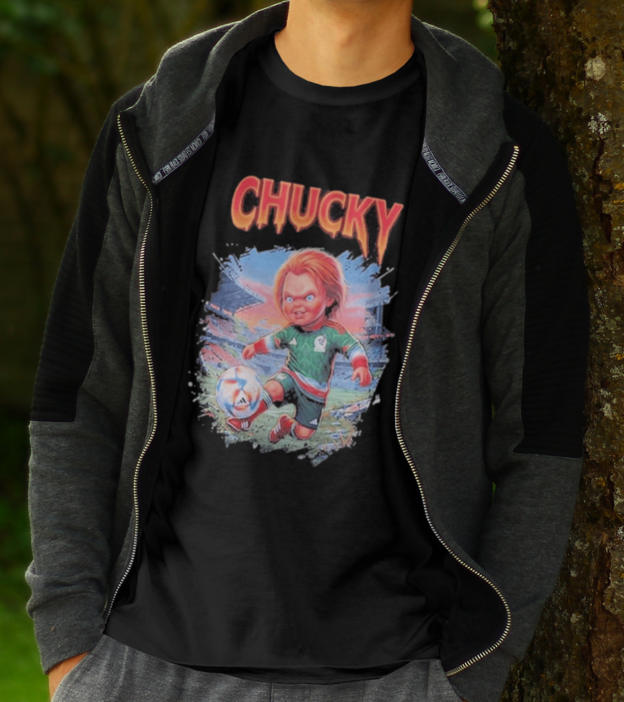 Chucky In Mexico Soccer Halloween House Of Tees T-Shirt