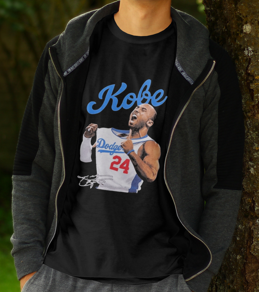 House Of Tees Kobe Bryant Dodgers 24 Jersey Image T-Shirt