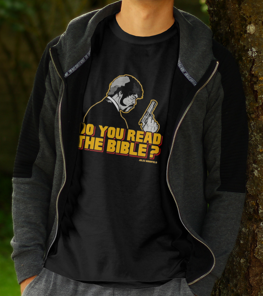 Jules Winnfield Do You Read The Bible Pulp Fiction T-Shirt