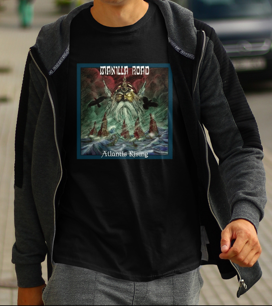 Manilla Road Atlantis Rising Norse Mythology T-Shirt