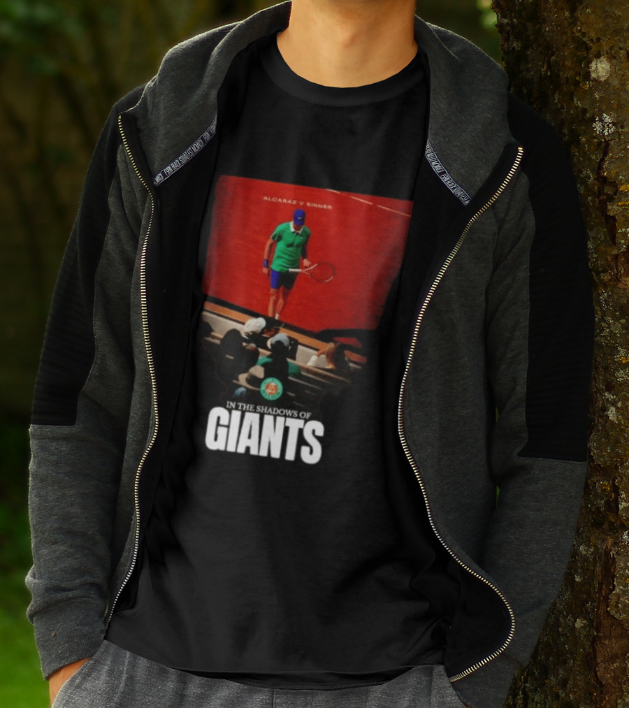 Alcaraz V Sinner Roland Garros In The Shadows Of Giants T-Shirt