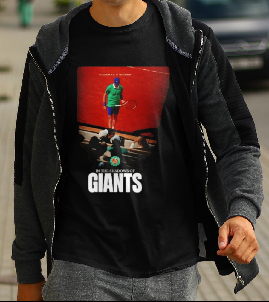 Alcaraz V Sinner Roland Garros In The Shadows Of Giants T-Shirt