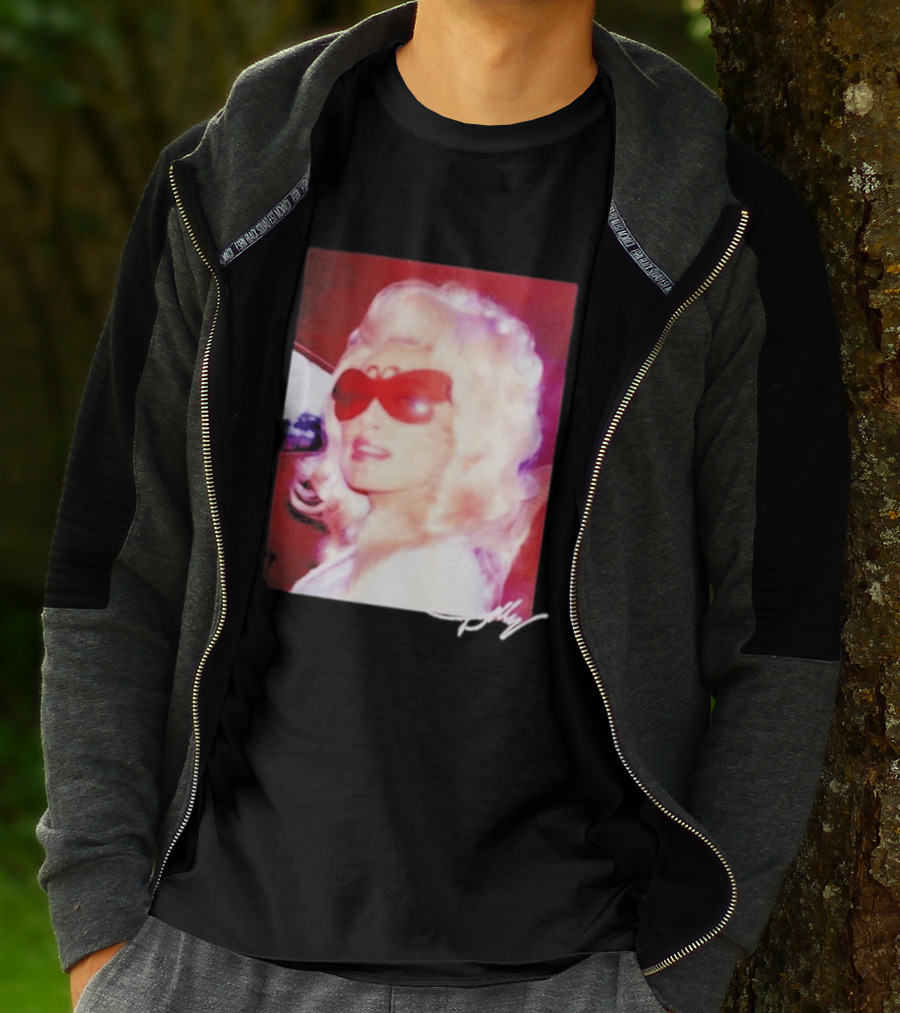 Dolly Parton Iconic Vintage Style With Red Sunglasses T-Shirt