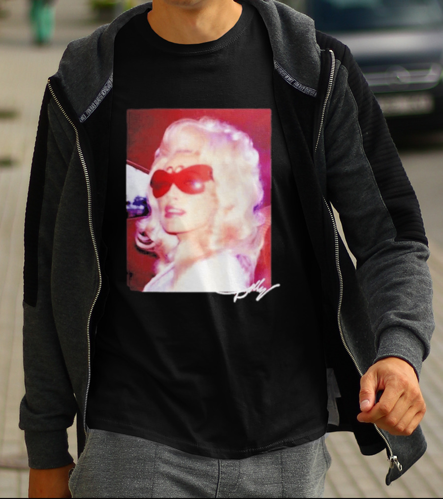 Dolly Parton Iconic Vintage Style With Red Sunglasses T-Shirt