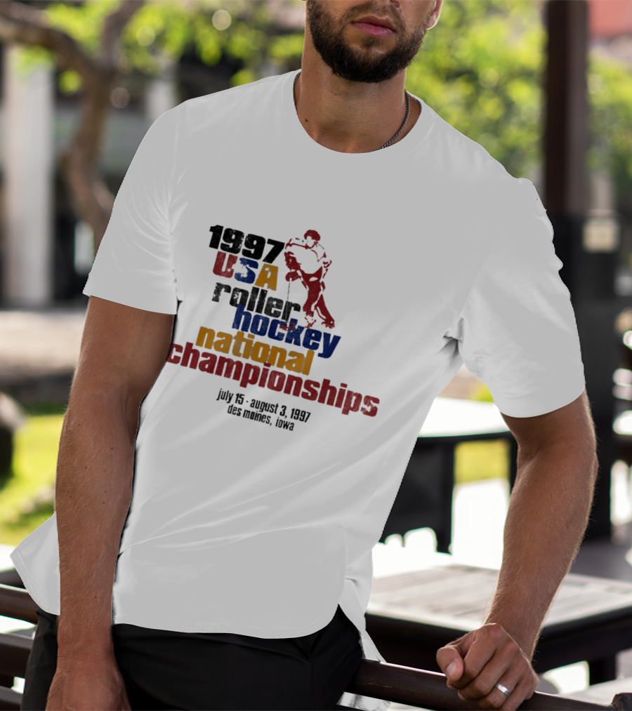 1997 USA Roller Hockey National Championships July 15 August 3 Des Moines Iowa T-Shirt