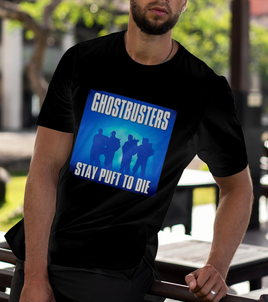 Ghostbusters Stay Puft To Die Marshmallow Man Classic Movie T-Shirt