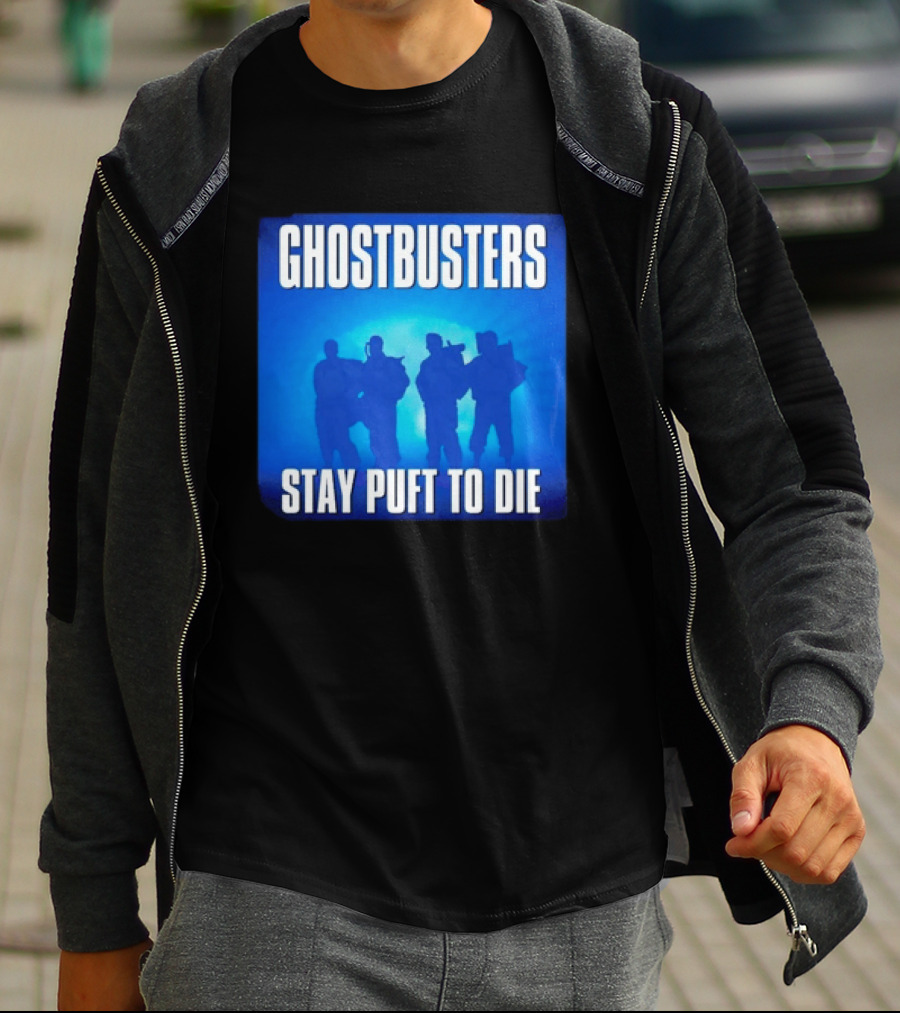 Ghostbusters Stay Puft To Die Marshmallow Man Classic Movie T-Shirt