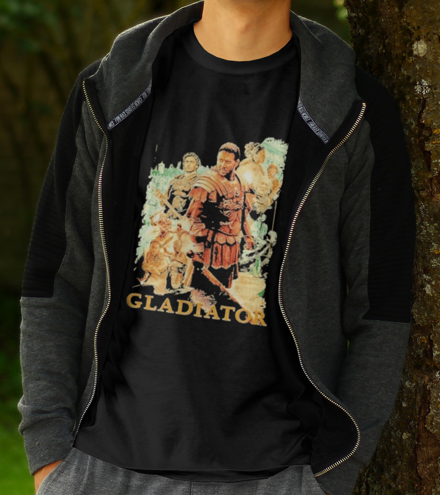 Gladiator Maximus Collage Russell Crowe Roman Warrior Epic T-Shirt