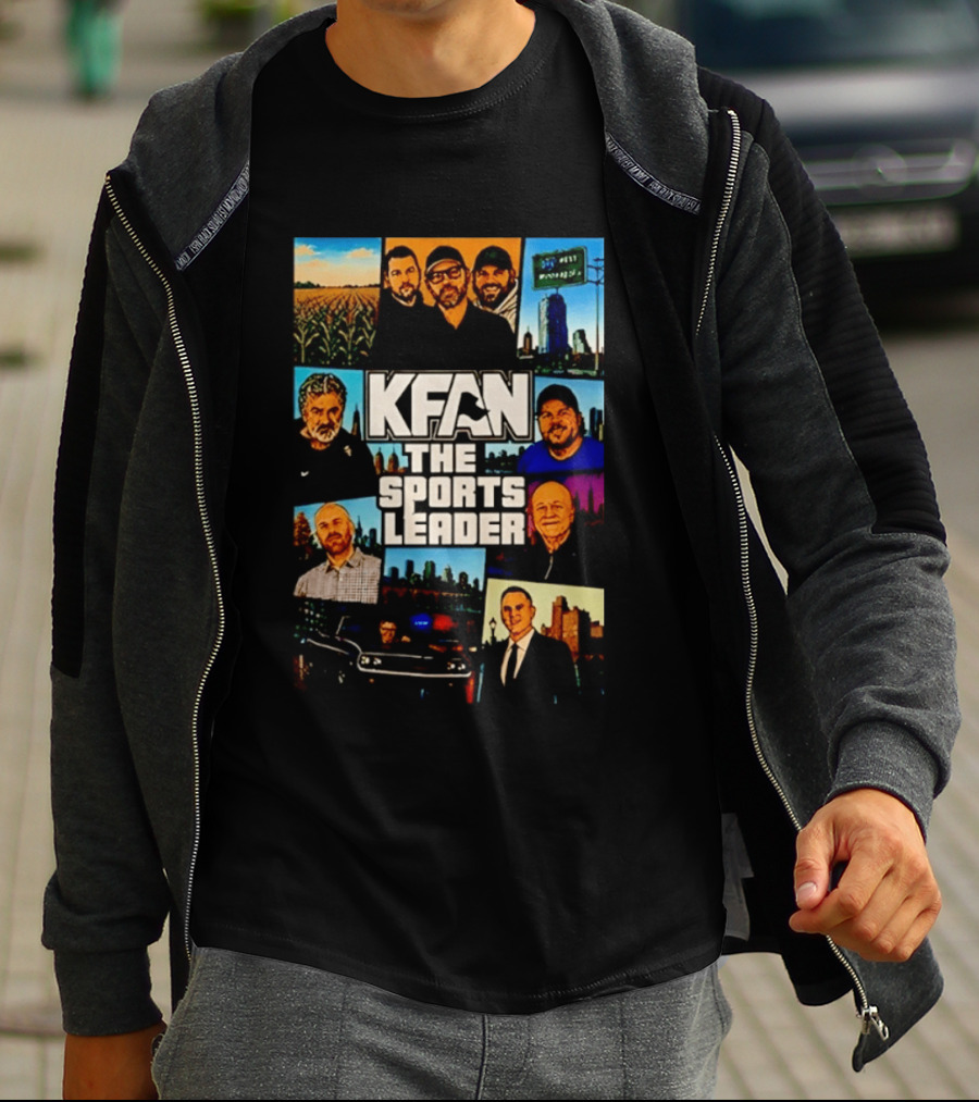 KFAN The Sports Leader Radio Personalities Illustrated T-Shirt