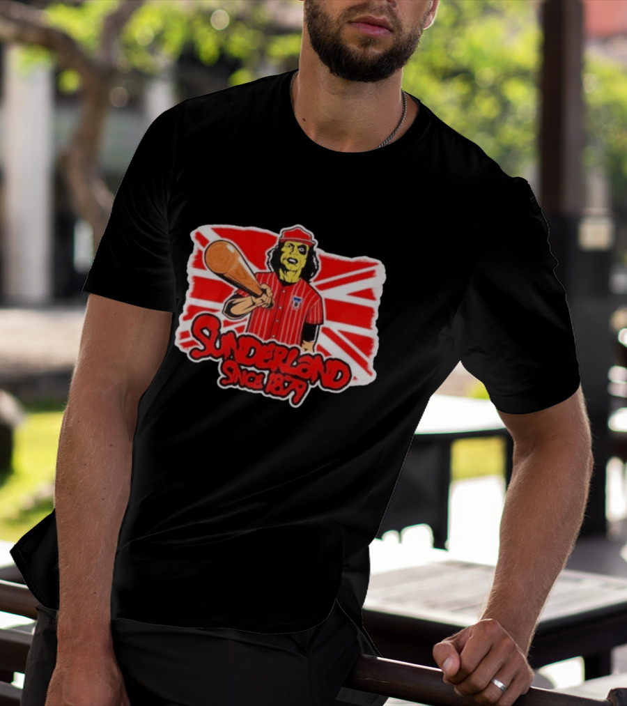 Sunderland Since 1879 Warrior Football Soccer Union Jack T-Shirt