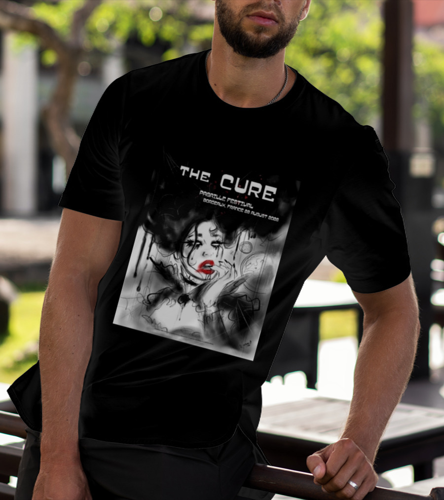 The Cure Pagaille Festival Bordeaux France 28 August 2026 Event T-Shirt