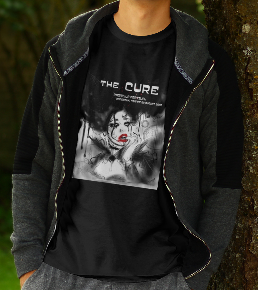 The Cure Pagaille Festival Bordeaux France 28 August 2026 Event T-Shirt