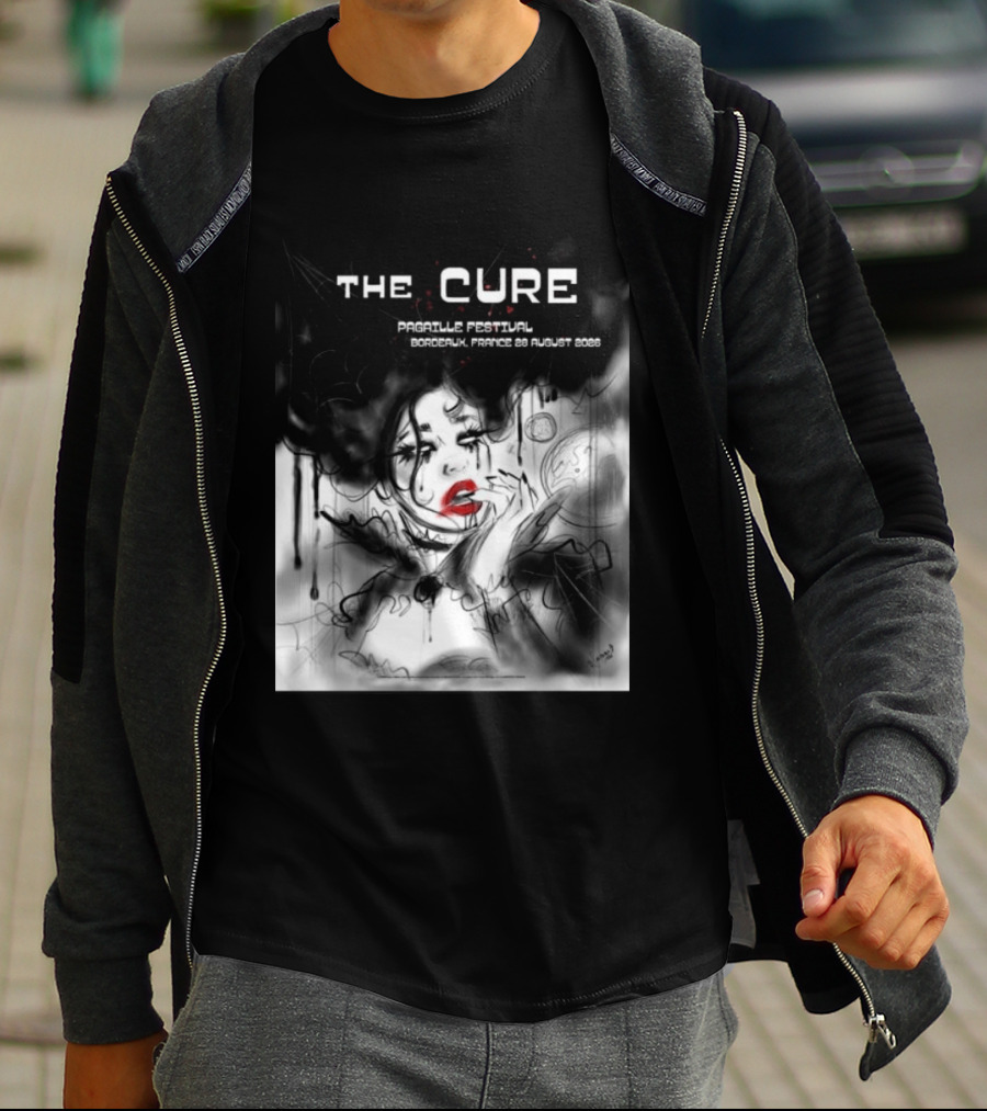 The Cure Pagaille Festival Bordeaux France 28 August 2026 Event T-Shirt