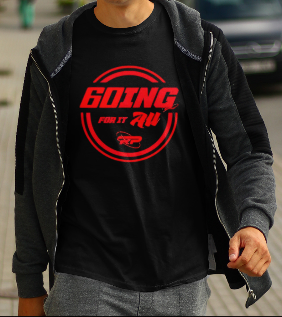 GOING FOR IT ALL RP Bold Red Circular T-Shirt