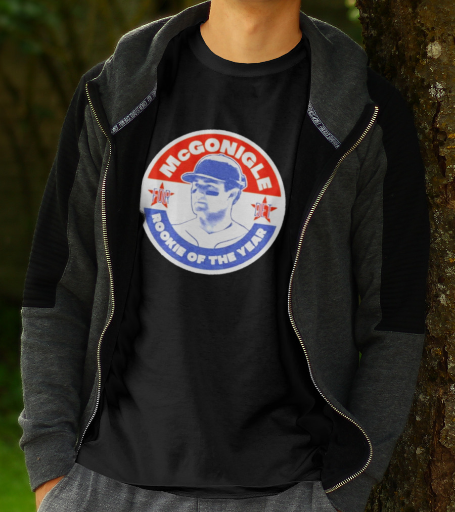 Kevin McGonigle Rookie Of The Year Detroit Baseball Stars T-Shirt