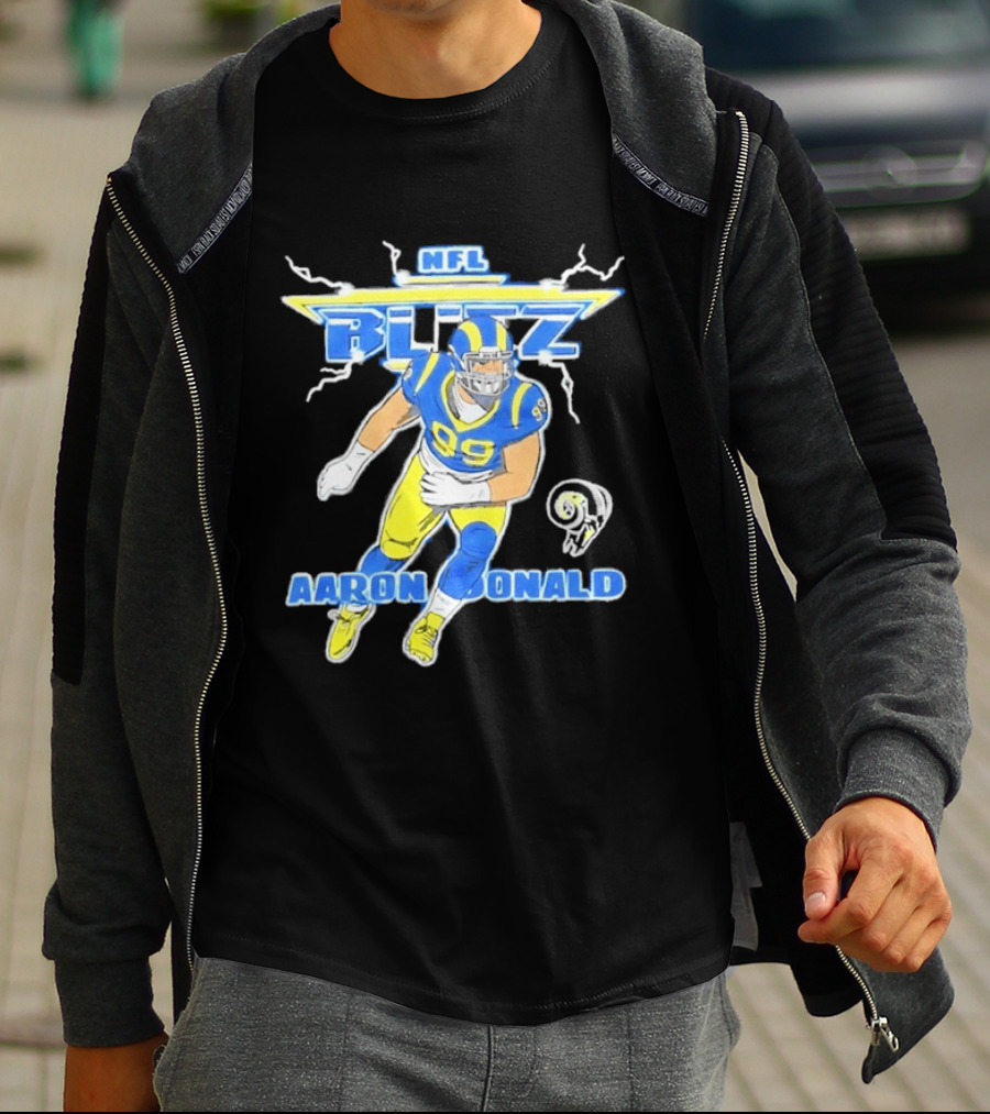 NFL Blitz Aaron Donald Los Angeles Rams 99 T-Shirt