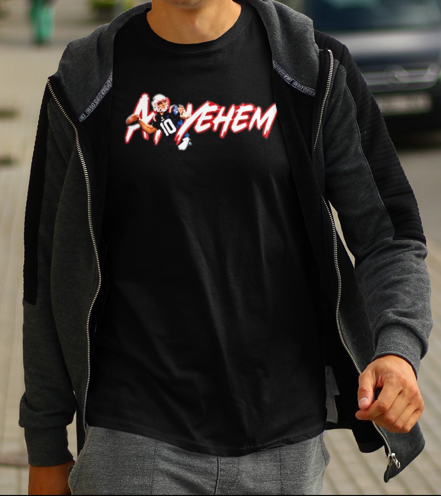 Mac Jones New England Patriots Football Mayhem 10 T-Shirt
