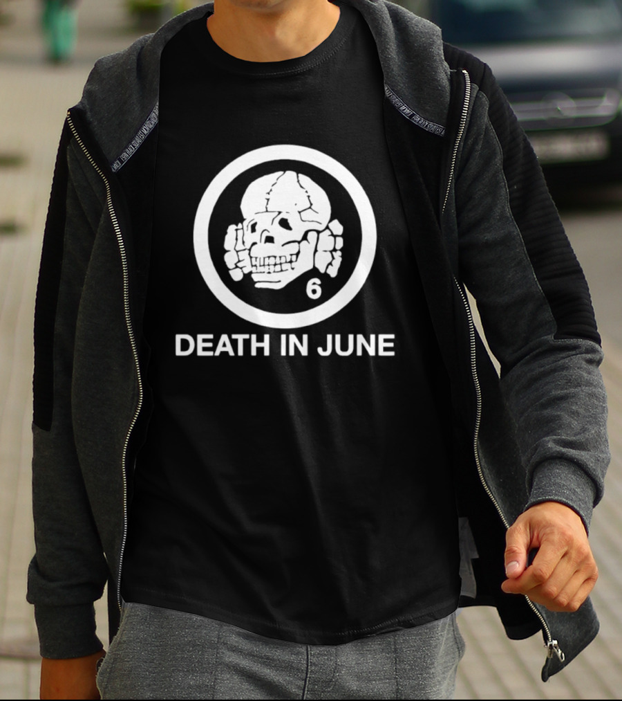 Death In June Skull 6 Neofolk Douglas Pearce T-Shirt