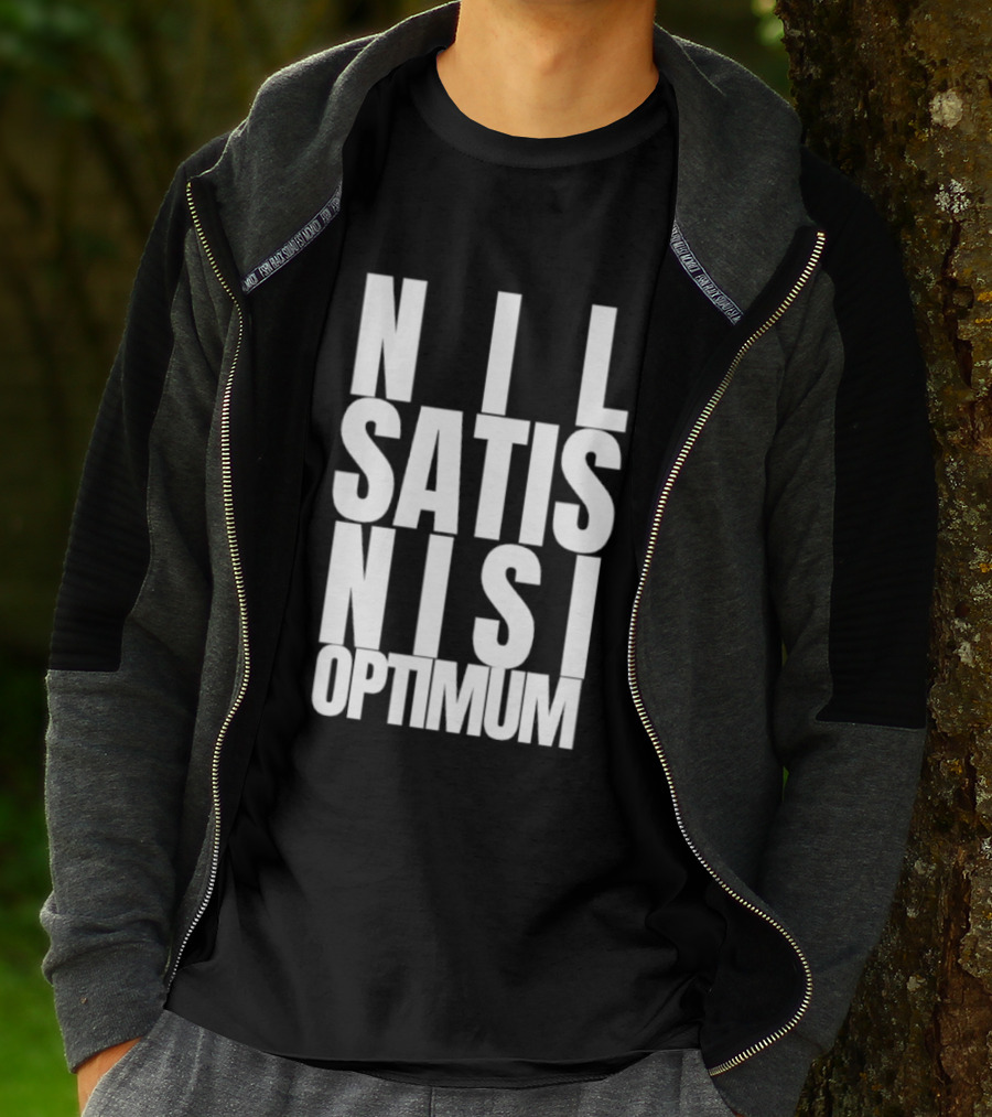 Everton FC Nil Satis Nisi Optimum Motto T-Shirt