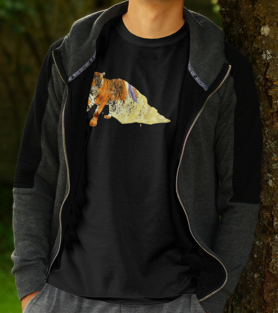FedEx Tiger Wrapped In Distressed Envelope Packaging Vintage Aesthetic T-Shirt