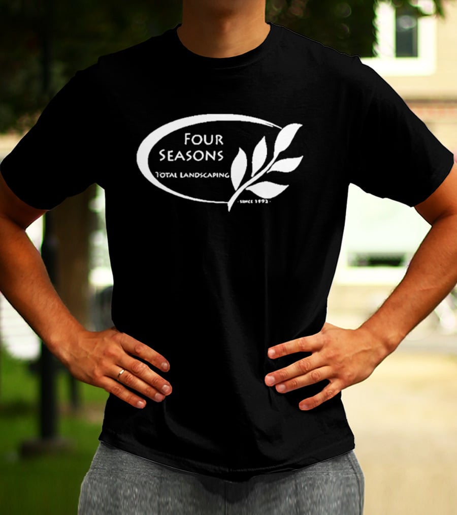 Four Seasons Total Landscaping Since 1992 Leaf T-Shirt