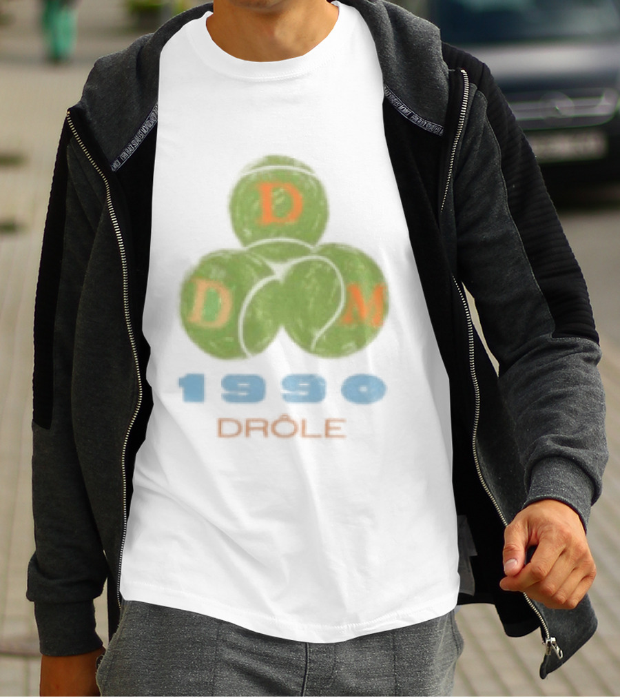 Droles De Monsieur 1990 DDM Tennis Balls T-Shirt