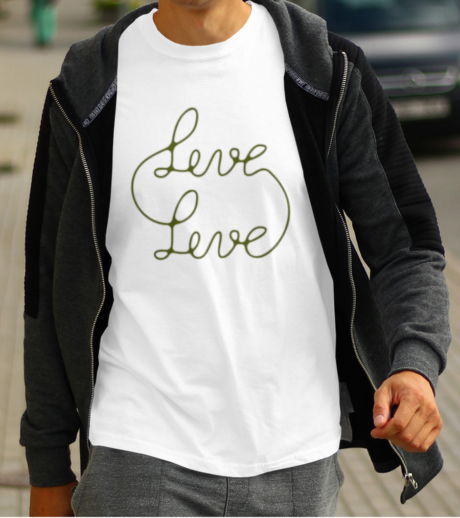 Seek Discomfort Store Leve Leve Script T-Shirt