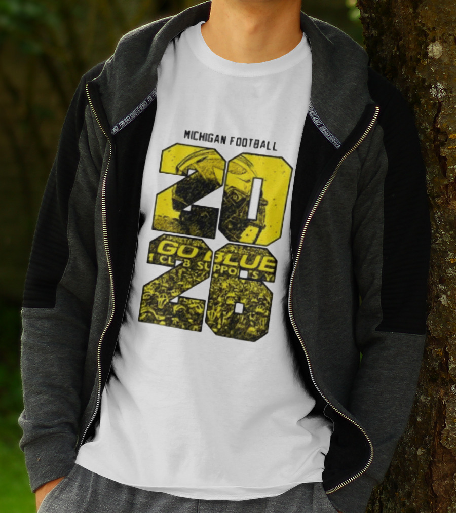 Michigan Football 2026 Go Blue Support T-Shirt