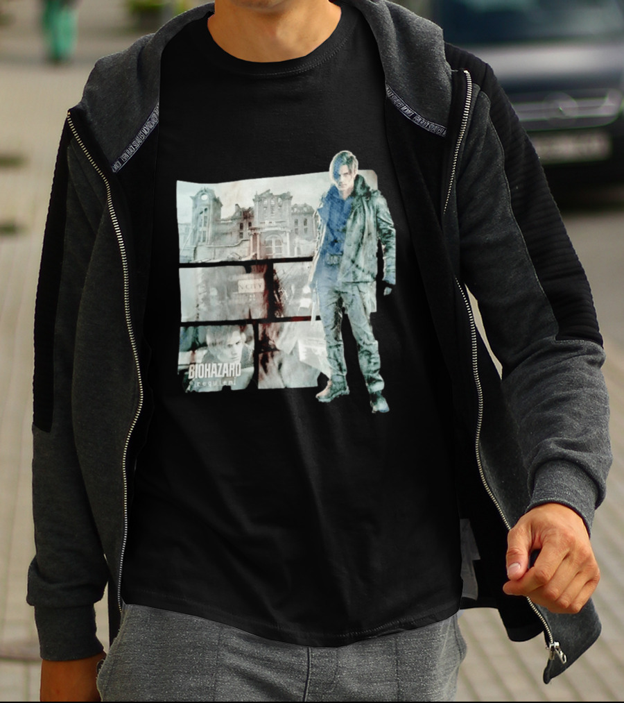 Leon S Kennedy Biohazard Requiem Raccoon City Survival Horror Game Series T-Shirt